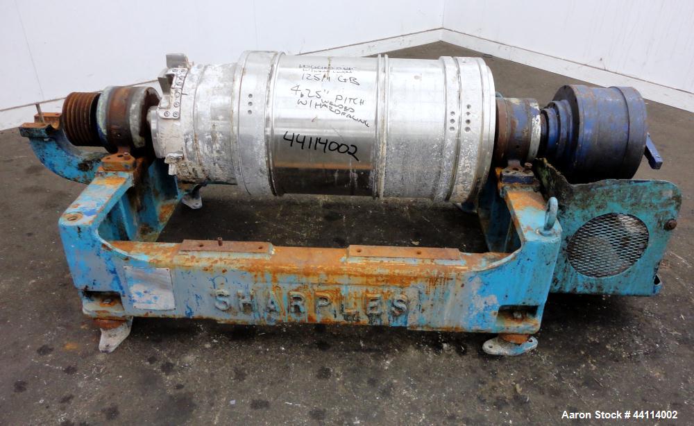 Used Stainless Steel Sharples Super-D-Canter Centrifuge